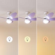 Ventilatore da soffitto EnergySilence Aero 4260 Purple da 40 W con motore DC e 42” con luce LED, telecomando, timer, 6 velocità e 5 pale reversibili.