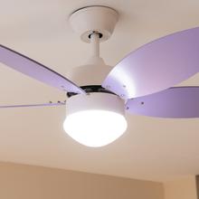 EnergySilence Aero 4260 Purple Ventilador de techo de 40 W con motor DC  y 42” con luz LED, mando a distancia , temporizador, 6 velocidades y 5 aspas reversibles.