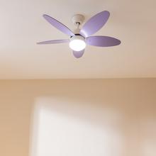 EnergySilence Aero 4260 Purple Ventilador de techo de 40 W con motor DC  y 42” con luz LED, mando a distancia , temporizador, 6 velocidades y 5 aspas reversibles.