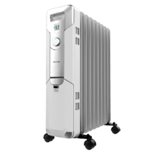 Radiatore Elettrico ad Olio ReadyWarm 9000 Space. 9 moduli, basso consumo energetico, 2000 W, 3 livelli, avvolgicavo, sistema di sicurezza, rotelle, 20 m2