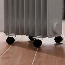 Radiateur bain d’huile ReadyWarm 9000 Space. 9 éléments, faible consommation, 2000 W, 3 niveaux de puissance, ramasse-câbles, système de sécurité, roues, 20 m² de surface couverte.