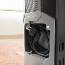 Radiatore Elettrico ad Olio ReadyWarm 11000 Space Black. 11 moduli, basso consumo energetico, 2500 W, 3 livelli, avvolgicavo, sistema di sicurezza, rotelle, 25 m2