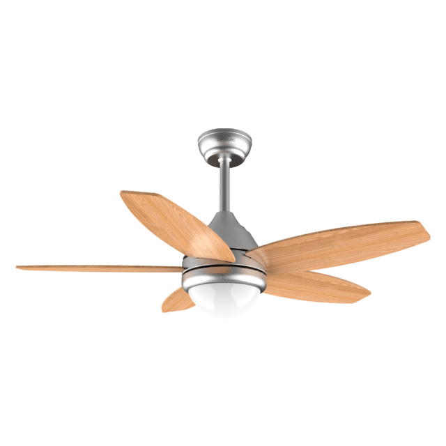 EnergySilence Aero 494 Ventilador de techo de 55 W y 42” con luz LED, mando a distancia, 3 velocidades y 5 aspas reversibles.