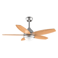 EnergySilence Aero 494 Ventilador de techo de 55 W y 42” con luz LED, mando a distancia, 3 velocidades y 5 aspas reversibles.