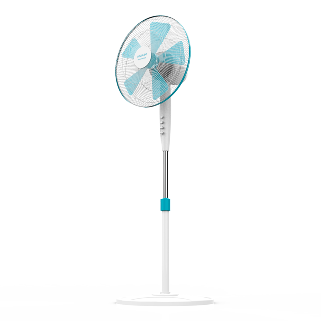 Ventilador de pie Cecotec EnergySilence 500 Blanco vista completa