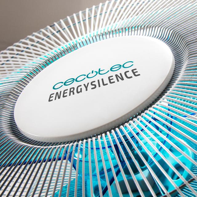 Detalle del motor y rejilla del ventilador Cecotec EnergySilence 500