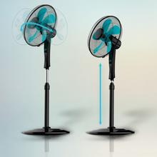 Ventilateur sur pied EnergySilence 520 Power Black. 5 pales, 16" (40 cm) de diamètre