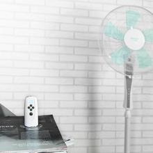 EnergySilence 530 Power Connected White. Ventilador de Pie con Mando a Distancia y Temporizador, 50 W, 5 Aspas de 40 cm, 3 Velocidades, Motor de Cobre, Oscilante, Pantalla, Blanco