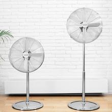 Ventilatore a piantana EnergySilence 580 Retrostyle. 4 pale 16'' (40 cm) di diametro, oscillazione, 3 velocità, regolabile (95-125 cm), motore in rame, finiture cromate, 60 W