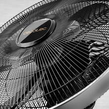 Standventilator EnergySilence 1020 ExtremeConnected 10 Flügeln, 60 W, 6 Geschwindigkeiten, Kupfermotor, verstellbar 112 oder 135 cm, 15 Stunden Timer, mit Fernbedienung, Farbe schwarz, mit Fernbedienung, Farbe: schwarz