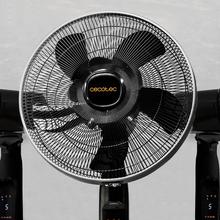 EnergySilence 1020 ExtremeConnected. Ventilador de Pie con Mando a Distancia y Temporizador, 60 W, 10 Aspas, 6 Velocidades, Motor de Cobre, Altura ajustable 115 o 135 cm, Negro