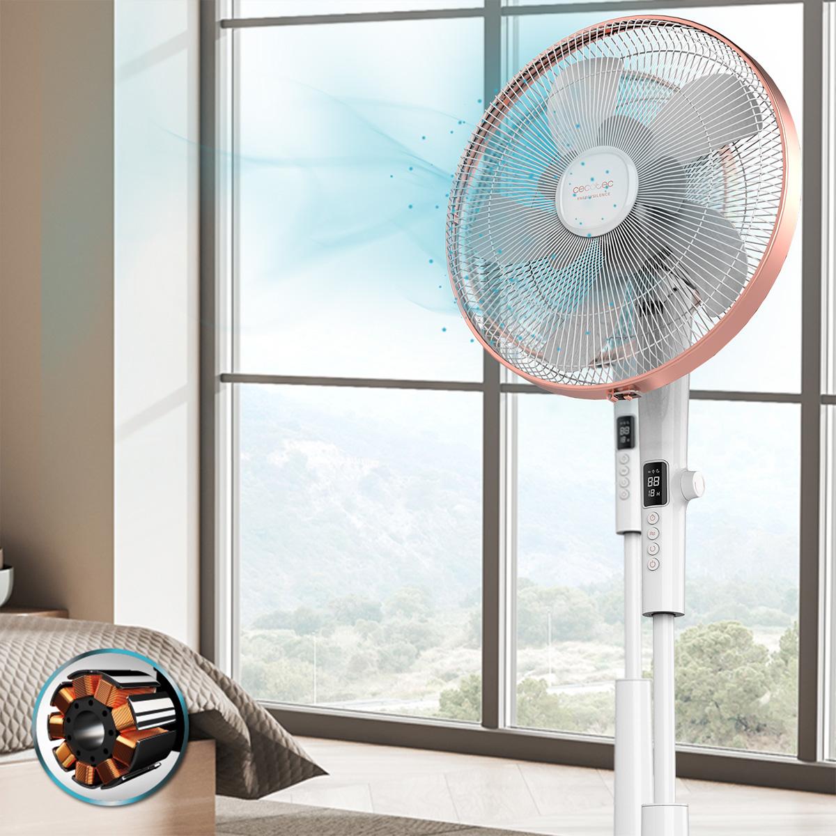 Cecotec EnergySilence 1030 SmartExtreme en dormitorio con motor DC