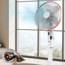 EnergySilence 1030 SmartExtreme. Ventilador de Pie con Mando a Distancia y Temporizador, 28 W, 10 Aspas 40cm de Diámetro, Oscilante, 24 Velocidades, Ajustable 115-135cm, Motor DC, Blanco