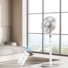 EnergySilence 1030 SmartExtreme. Ventilador de Pie con Mando a Distancia y Temporizador, 28 W, 10 Aspas 40cm de Diámetro, Oscilante, 24 Velocidades, Ajustable 115-135cm, Motor DC, Blanco