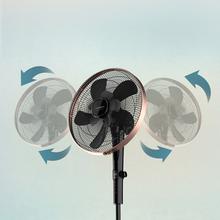 Ventoinha de pé com Controlo Remoto e Temporizador EnergySilence 1040 SmartExtreme. 28 W, 10 pás, 40 cm de diâmetro, oscilante, 24 velocidades, ajustável 115-135 cm, motor DC, Preto