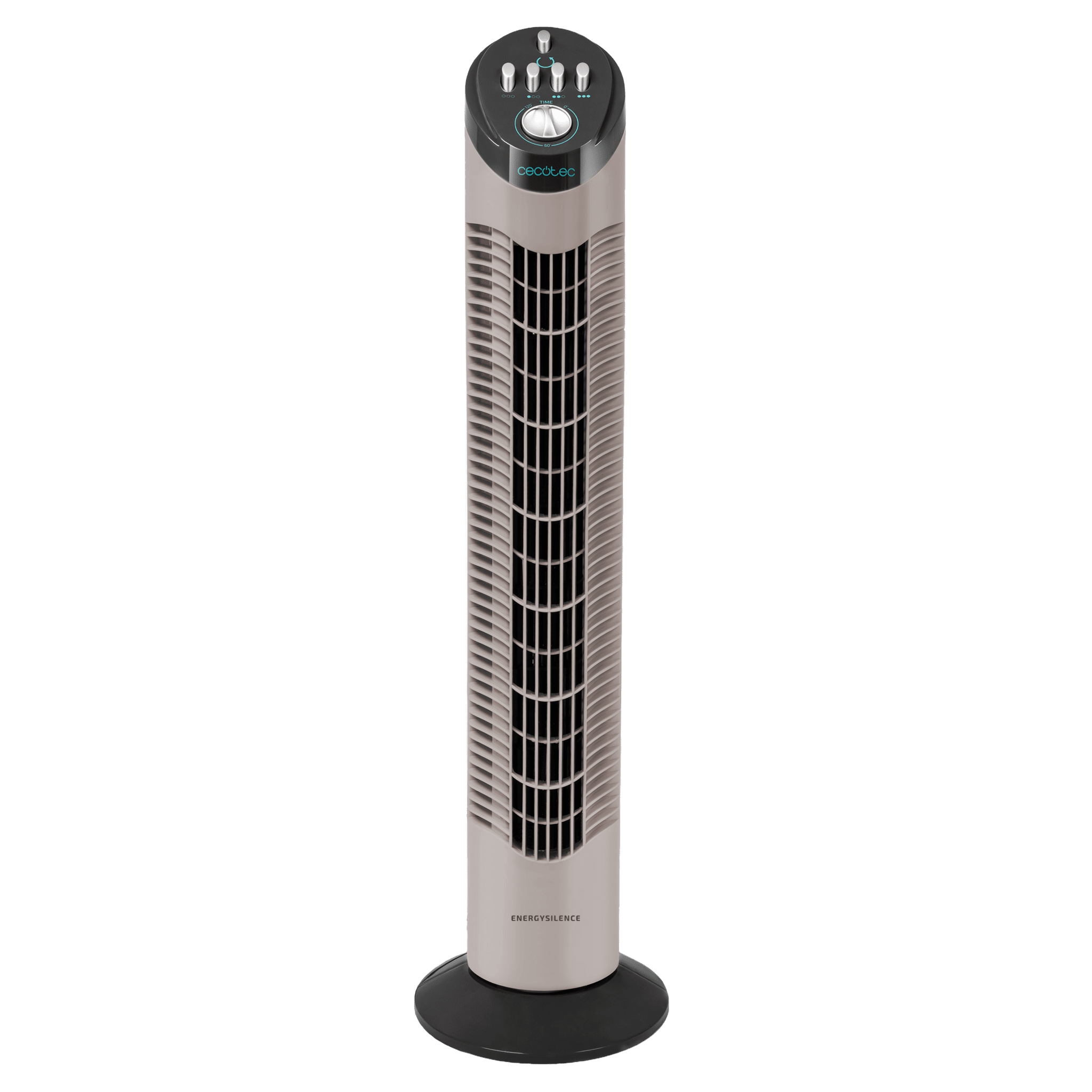 Turmventilator EnergySilence 790 Skyline. 30" (76 cm) Höhe, Oszillierend, Kupfermotor, 3 Geschwindigkeiten, 2-Stunden-Timer, 50W