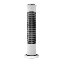 Ventilador de Torre con Temporizador EnergySilence 6090 Skyline. 45 W, 30'' (76cm) de Altura, Mecánico, Oscilante, Motor de Cobre, 3 Velocidades, Blanco