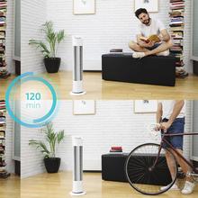 Ventilatore a colonna EnergySilence 6090 Skyline. 30'' (76cm) di altezza, oscillante, motore in rame, 3 velocità, timer 2 ore, 45 W