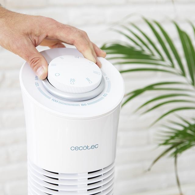 Control mecánico superior del ventilador Cecotec EnergySilence 6090 Skyline