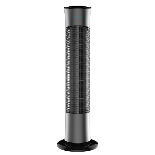 Ventilatore a colonna EnergySilence 7090 Skyline. Altezza 30''76 cm), oscillante, motore in rame, 3 velocità, timer 7,5 ore, telecomando, 45W