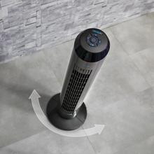 EnergySilence 8190 Skyline Ionic Turmventilator 33" (84cm) Höhe, Oszillierend, Kupfermotor, 3 Geschwindigkeiten, 8-Stunden-Timer, Fernbedienung, 60W