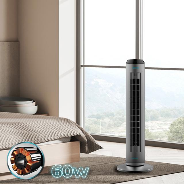 Cecotec EnergySilence 8190 Skyline Ionic en dormitorio con potencia de 60 W