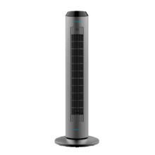 Coluna de ar com Controlo Remoto e Temporizador EnergySilence 8190 Skyline Ionic. 60 W, 33" (84 cm) Altura, Oscilante, Motor de Cobre, 3 Velocidades, Cinzento