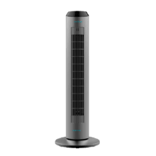 EnergySilence 8190 Skyline Ionic Turmventilator 33" (84cm) Höhe, Oszillierend, Kupfermotor, 3 Geschwindigkeiten, 8-Stunden-Timer, Fernbedienung, 60W