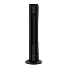 EnergySilence 9090 Skyline. Ventilador de Torre Digital con Mando a Distancia y Temporizador, 45 W, 40'' (102cm) de Altura, Oscilante, Motor de Cobre, 3 Velocidades, Negro