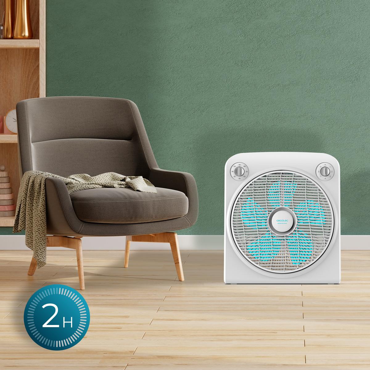 Ventilador de suelo Cecotec EnergySilence 6000 Power Box con temporizador de 2 horas