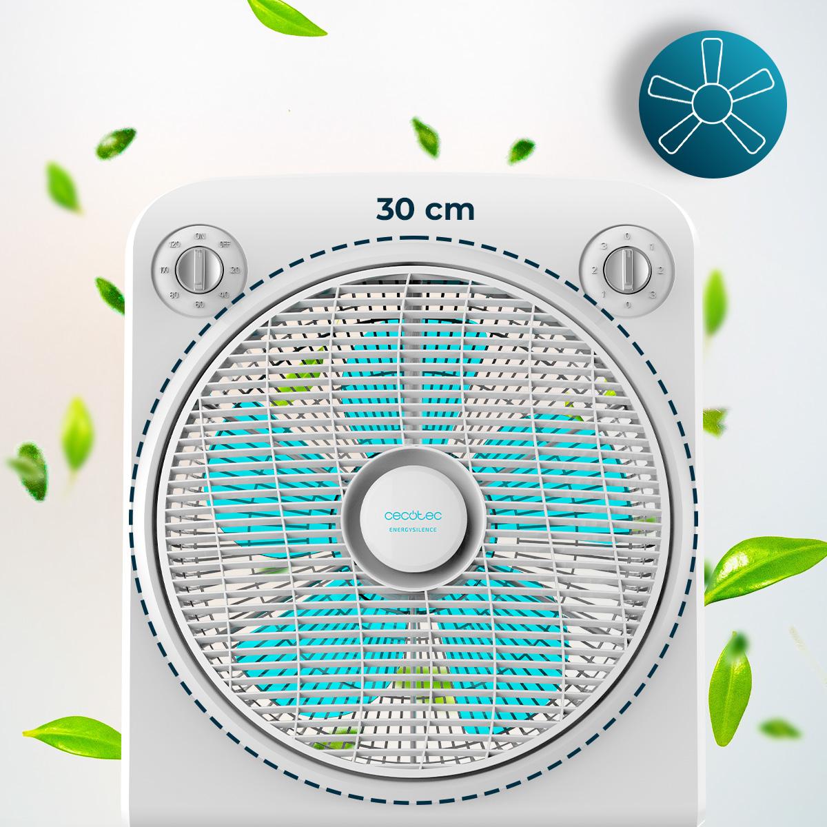 Ventilador Cecotec EnergySilence 6000 Power Box con 5 aspas de 30 cm