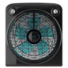 Ventilateur EnergySilence 6000 PowerBox Black. 5 pales. 50 W. 3 vitesses. Moteur en cuivre avec grille rotative. Minuterie de 2 h