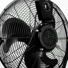 Ventilatore industriale EnergySilence 3000 Pro 3 pale metalliche di 18" (45cm), 3 velocità, motore in rame, regolabile, rifiniture in nero, 100W