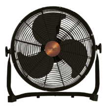 Ventilator EnergySilence 3000 Pro 3 18" (45cm) Metallklingen, 3 Geschwindigkeiten, Kupfermotor, verstellbar, schwarzes Finish, 100W