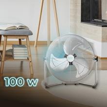 EnergySilence 4100 Pro. Ventilateur industriel à la puissance maximale. 100 W. 3 vitesses. Moteur en cuivre. Ajustable. Chromé. 3 pales.