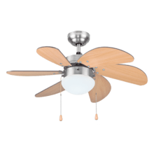 Ventilateur de plafond EnergySilence Aero 350. Avec 81 cm de diamètre, lumière, 6 pales réversibles, 3 vitesses, fonction Hiver et 50 W