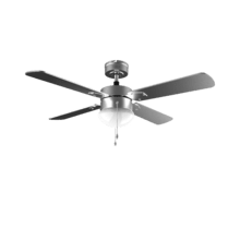 Ventilateur de plafond EnergySilence Aero 450. Avec 106 cm de diamètre, lumière, 4 pales réversibles, 3 vitesses, fonction Hiver et 50 W