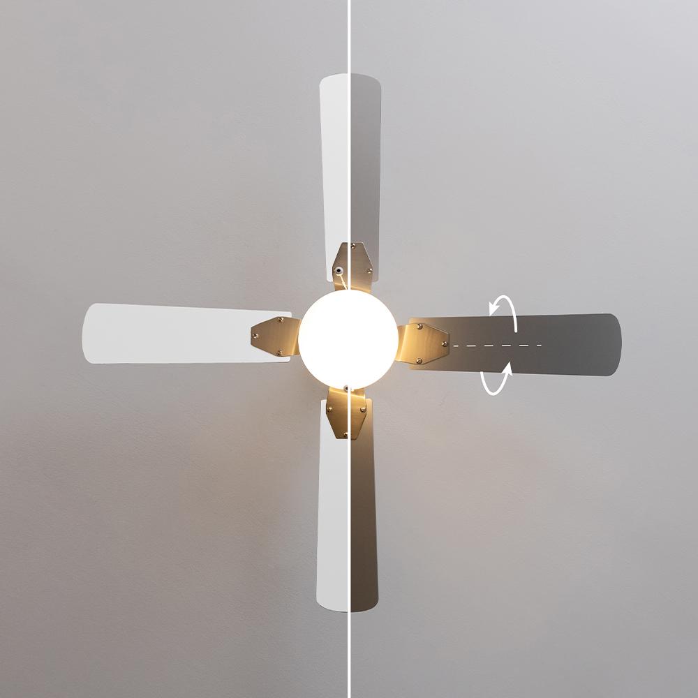 Aspas reversibles del ventilador Cecotec Aero 450 acero blanco