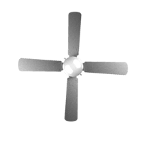 Ventilatore da soffitto EnergySilence Aero 450. 106 cm di diametro, luce, 4 pale reversibili, 3 velocità e funzione inverno, 50 W