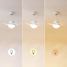 EnergySilence Aero 460. Ventilador de Techo con Mando a Distancia, Temporizador y Luz LED. Potencia 49 W, 106 cm de Diámetro, 3 Aspas, 3 Velocidades, Función Invierno, Diseño en blanco