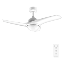 Ventilatore da soffitto EnergySilence Aero 460. Telecomando, luce, 106 cm di diametro, 3 pale, 3 velocità, funzione inverno, 55 W