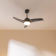 Deckenventilator EnergySilence Aero 470 Fernbedienung, 106 cm Durchmesser, 3 Flügeln, 3 Geschwindigkeiten, Winterfunktion, schwarz, 55 Watt