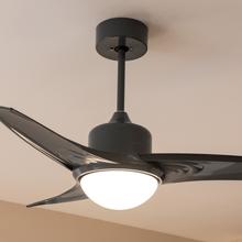 Ventilateur de plafond EnergySilence Aero 470. Avec télécommande, 106 cm de diamètre, 3 pales, 3 vitesses, fonction Hiver, noir et 55 W