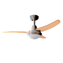 Ventilateur de plafond EnergySilence Aero 480. Avec 106 cm de diamètre, 3 pales réversibles, 3 vitesses et 65 W.