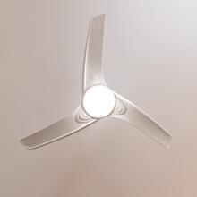 EnergySilence Aero 550. Ventilador de Techo con Mando a Distancia, Temporizador y Luz LED, 132 cm de Diámetro, 60 W, 3 Aspas, 3 Velocidades, Función Invierno, Diseño en blanco