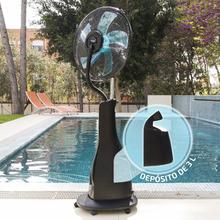 EnergySilence 690 Freshessence. Ventilador Nebulizador de Agua con Mando a distancia de 90 W, Oscilante, Silencioso, 3 Velocidades, Temporizador 7,5h, Pantalla LCD, Motor de Cobre, 3 L