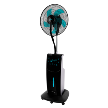 EnergySilence 790 FreshEssence Ionic. Ventilador Nebulizador de Agua con Mando a Distancia y Temporizador de 90 W, 5 Aspas, Ionizador, Difusor de aromas y Anti-mosquitos, 3.1 L