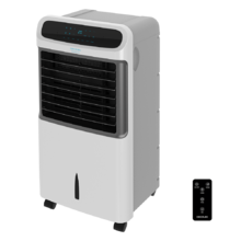 EnergySilence PureTech 6500. Climatizador Evaporativo de 80 W, Doble Función Frio/Calor, Caudal 600 m2/h, 12l de Capacidad, Temporizador hasta 8h, Mando a Distancia, 3 Velocidades