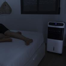 Rafraîchisseur d’air EnergySilence PureTech 6500. Double fonction Chaud/Froid, haut débit de 600 ml/h, capacité de 12 L, minuterie jusqu'à 8 heures, télécommande, 3 vitesses et 80 W.