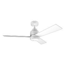 Ventilatore da soffitto con telecomando, timer e luce LED EnergySilence Aero 4800 Style White. 60 W, motore in rame, 48" (122 cm), 3 pale, 3 velocità, funzione invernale